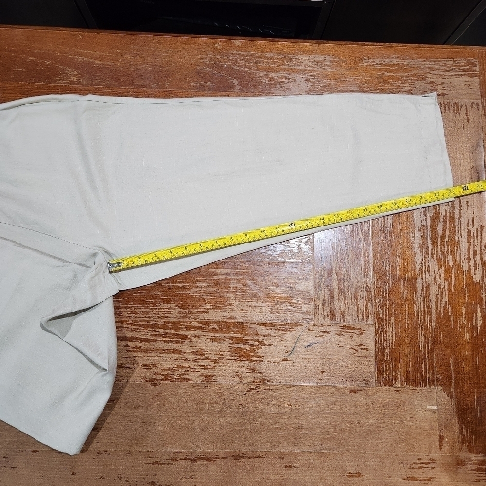 Field Gear Women's 2 pc Linen Blend Short Sleeve Blouse & Pants Size PM - Picture 9 of 12